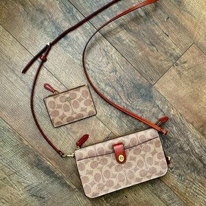 COACH
Pop Up Crossbody Bag & Small Wallet in Signature Coated Canvas